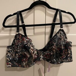Savage X Unlined Multicolored Snake Print Bra, NEW, 38DDD